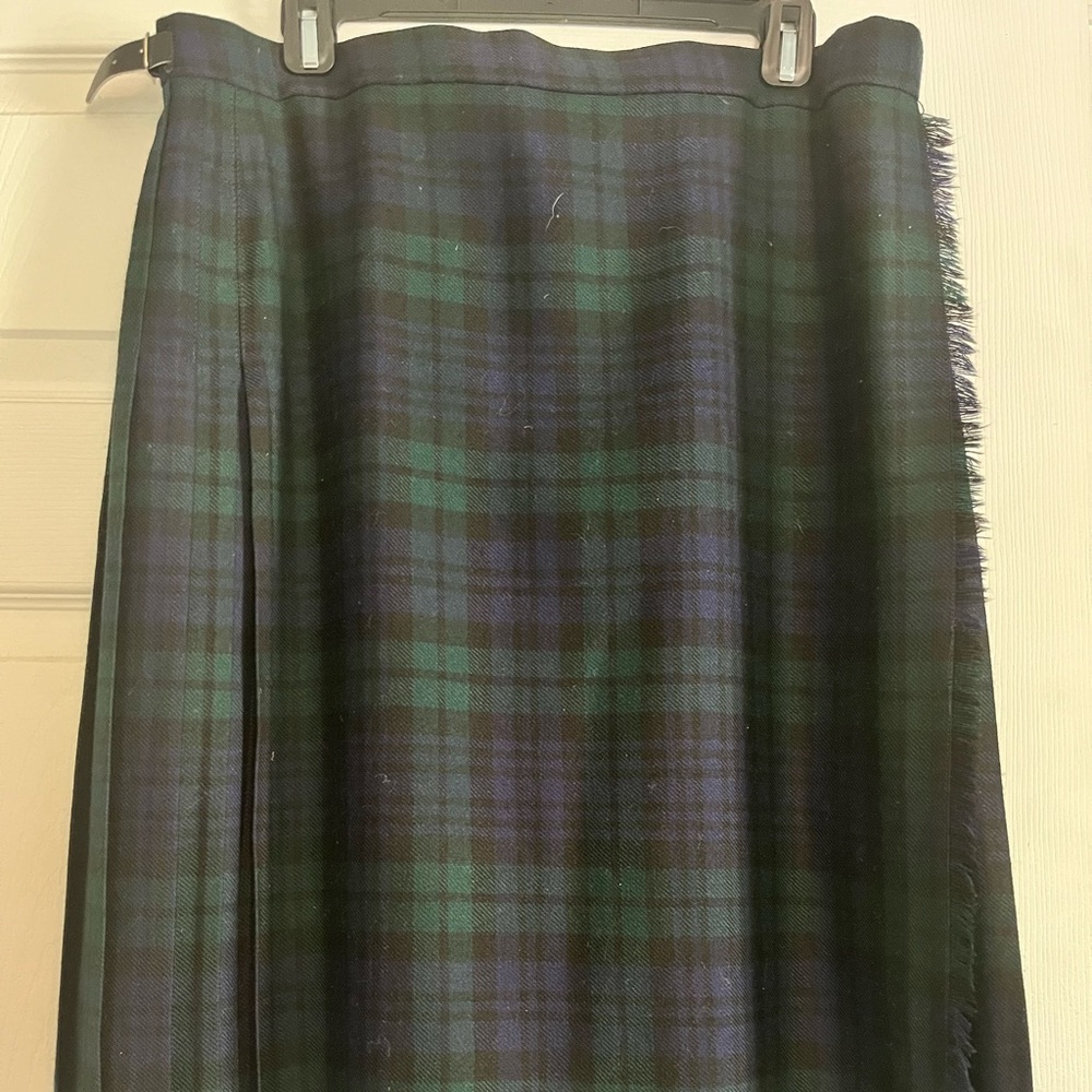 Vintage Scottish wool kilt